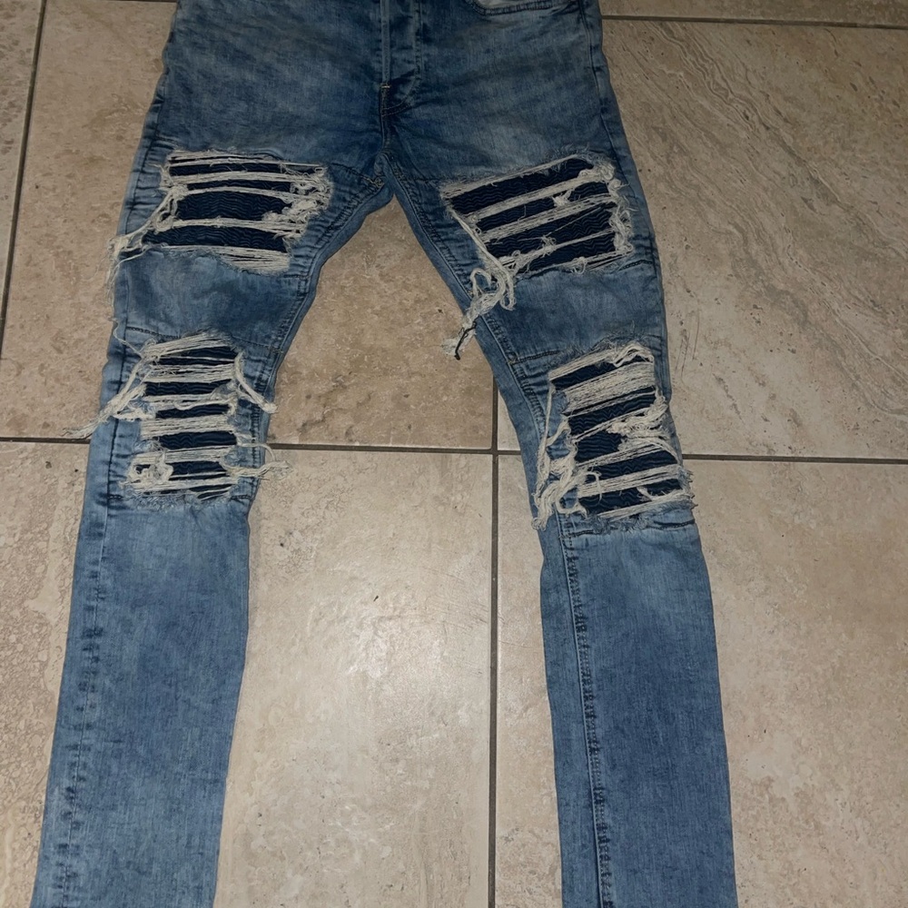 H&M men’s skinny ripped jeans size 31